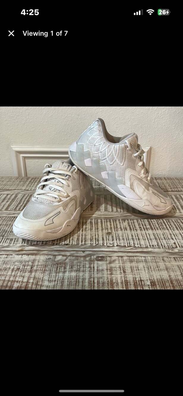 Puma LaMelo Ball MB.01 Lo Basketball Shoes - White/Silver